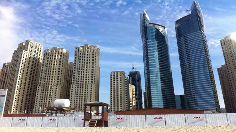 During the World Cup, JBR Beach will have a licenced Mega Football Fan zone