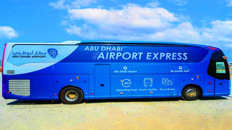 The launch of a new airport shuttle service between Dubai and Abu Dhabi